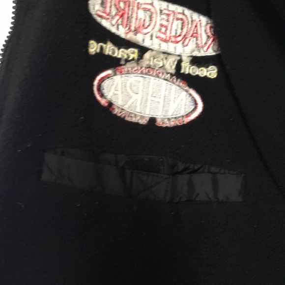 Vintage Racegirl NHRA Race Hood Black Jacket - Picture 8 of 10